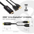 Club3D CAC1331 HDMI 2.0 TO DisplayPort 1.2 4K60HZ HDR M/F Active Adapter CAC-1331